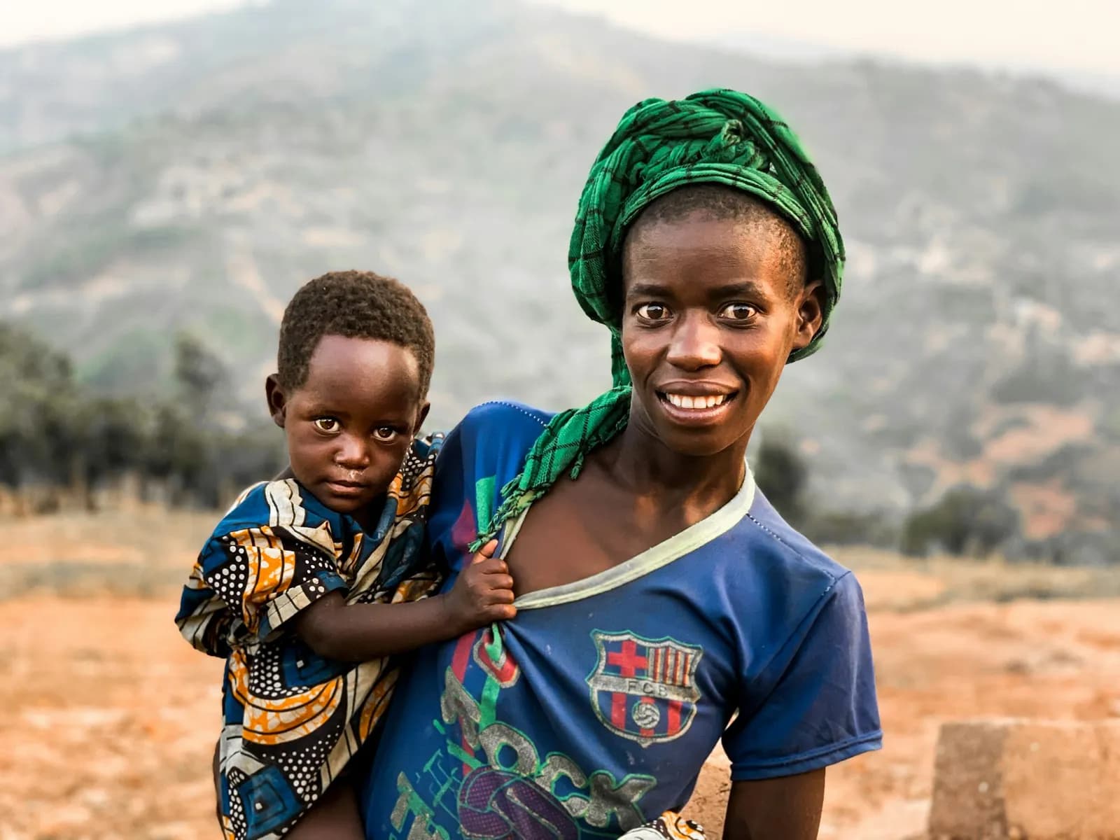 Mère et son jeune enfant